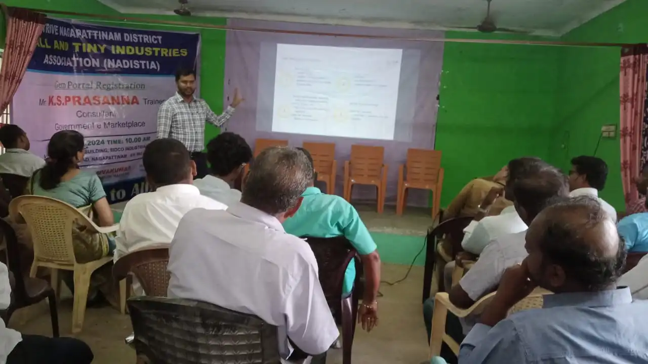 Government e-Marketplace (GeM) Training for ICS Members - Sree Vignesh Consultancy