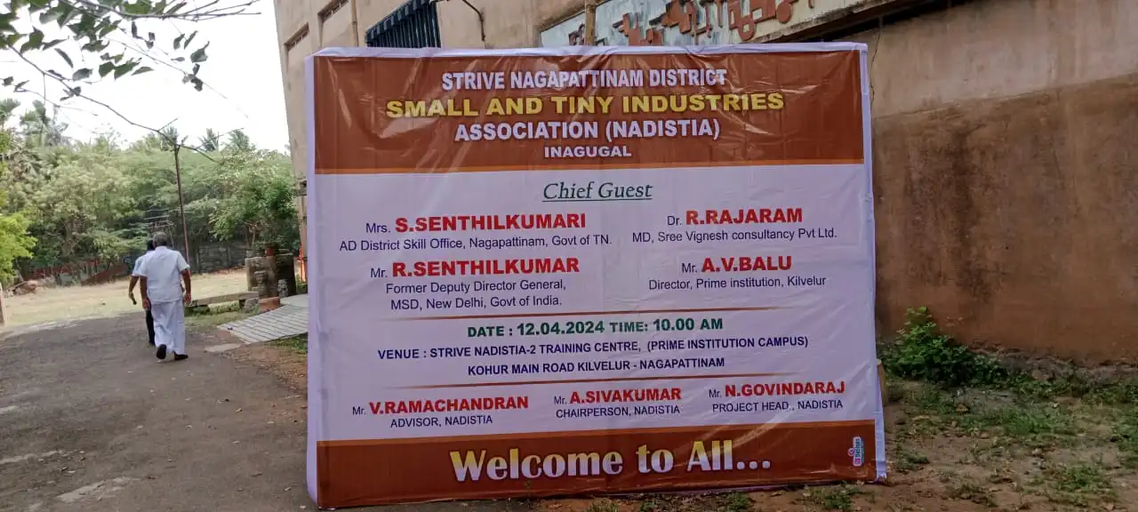 NADISTIA STRIVE Project Launch Event - Sree Vignesh Consultancy