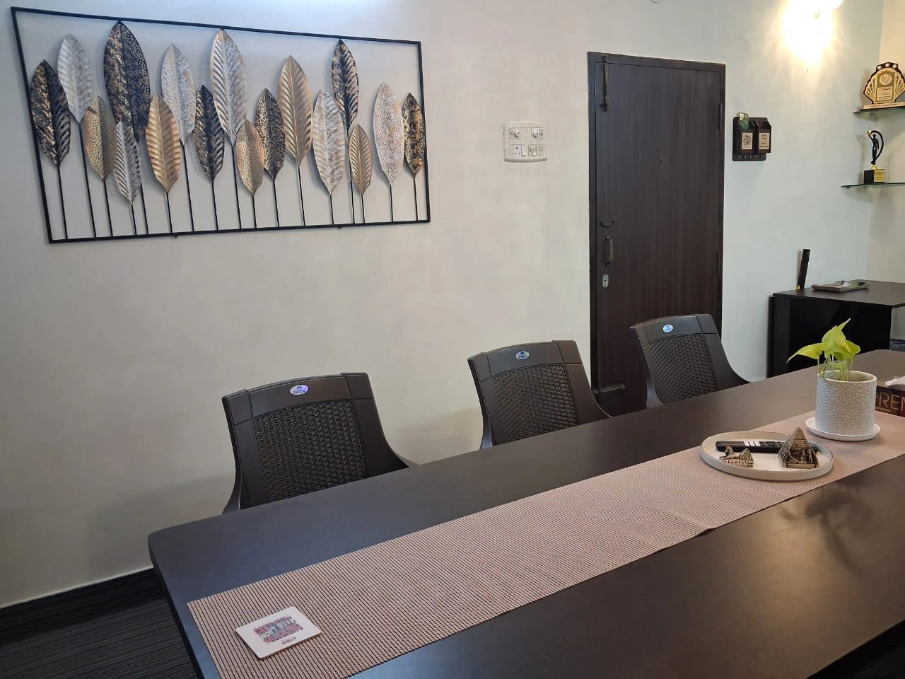 Organized Office Room with Workstations - Sree Vignesh Consultancy