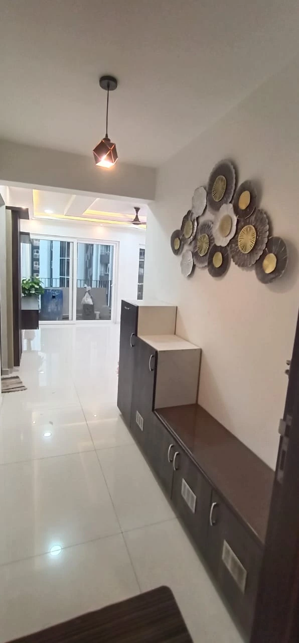 Utility Foyer with Organized Storage - Sree Vignesh Consultancy