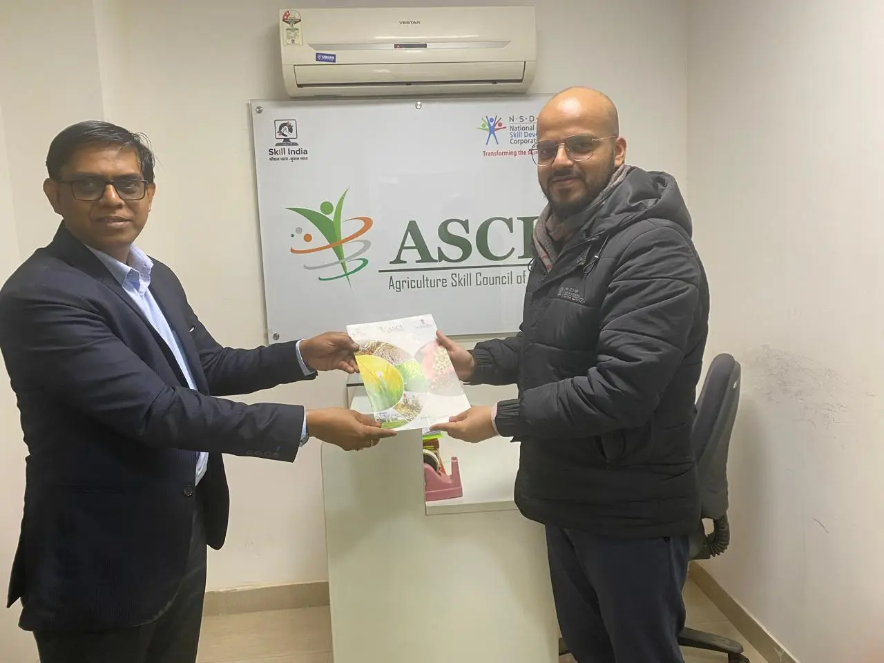 Meeting with Agriculture SSC Official - Sree Vignesh Consultancy