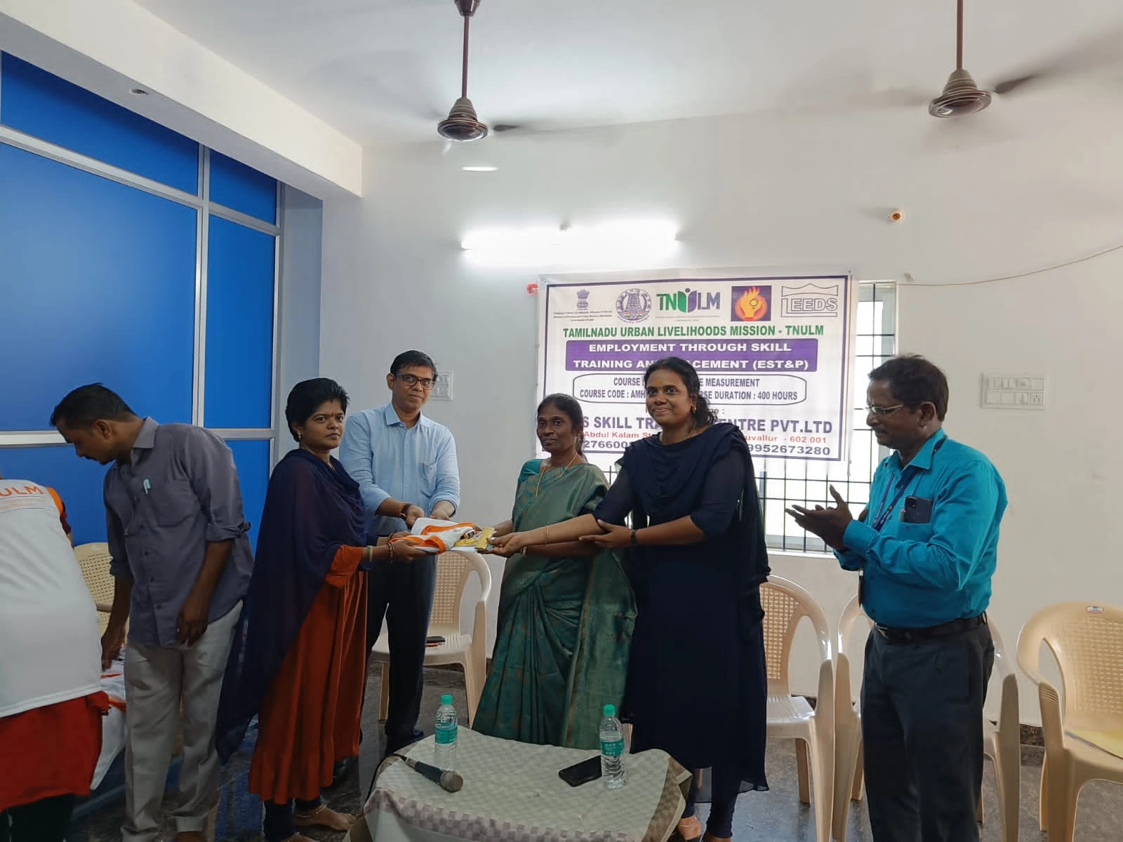 Welcome Kit Distribution to Training Participants - Sree Vignesh Consultancy