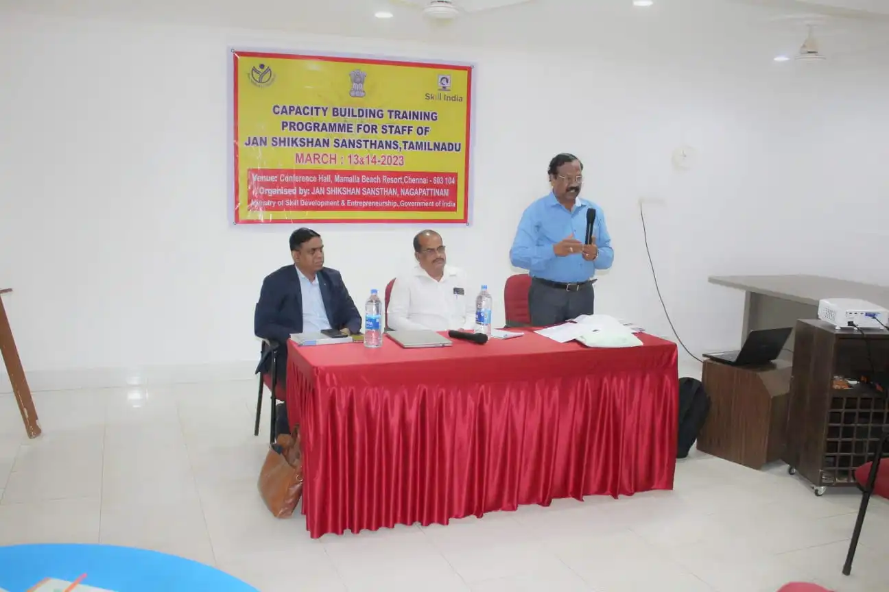 Capacity Building Workshop for JSS & Tamil Nadu Directorate - Sree Vignesh Consultancy