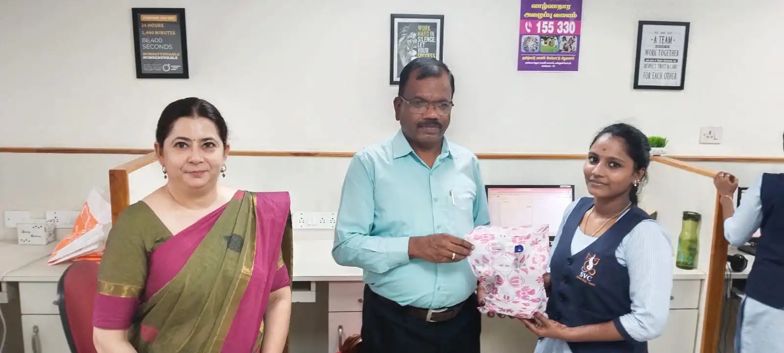 Incentive Distribution by SPM to Staff - Sree Vignesh Consultancy